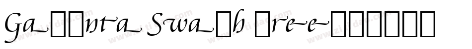 Galinta Swash free字体转换